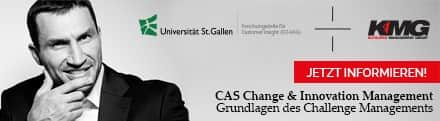 Universität St. Gallen, Studiengang CAS Change&Innovation Management, Modulwoche 3