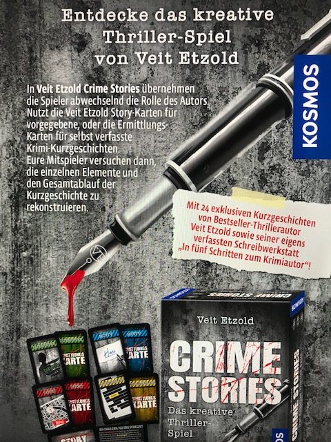 Crime Storys – das neue Krimispiel von mir! Bei KOSMOS