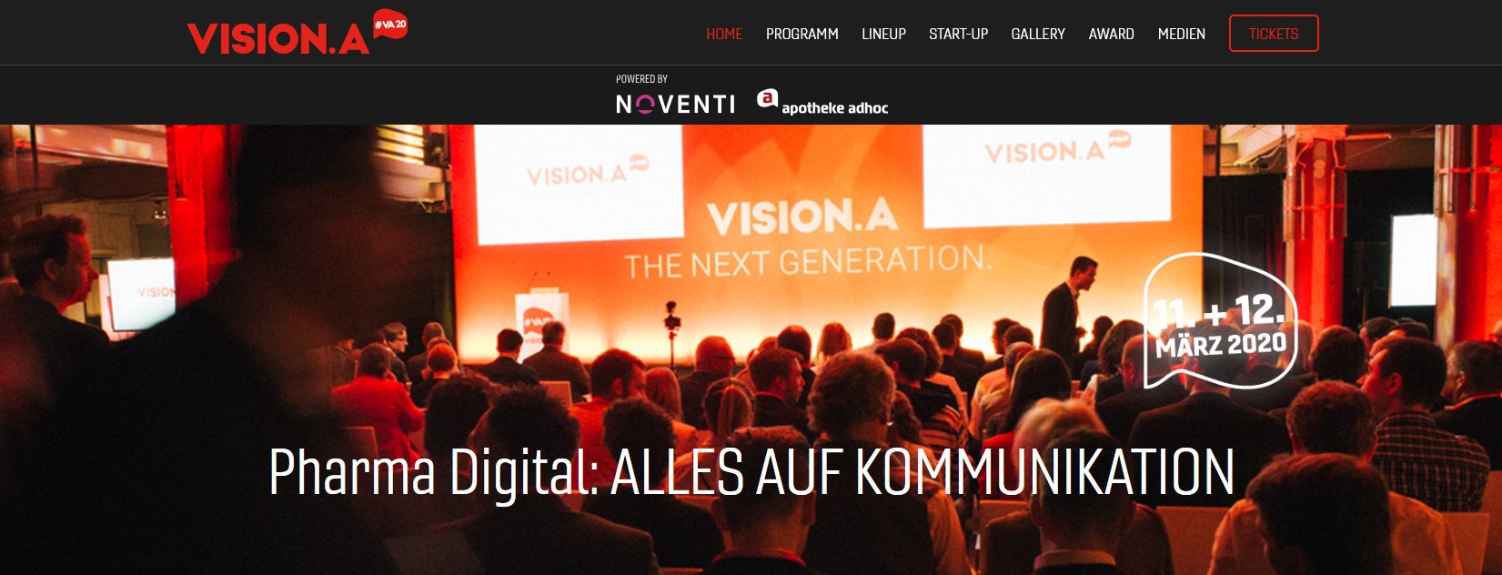 VISION.A - Keynote bei der Digitalkonferenz der Pharma- und Gesundheitsbranche